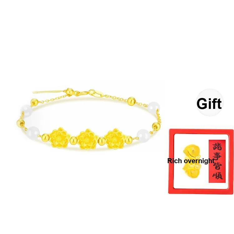 Chongqing Gold Store S990 Silver Bracelets Women's-1