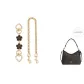 (Black Two-Piece Set) Cherry Blossom Extender Chain 15cm+Decorative Chain 45cm