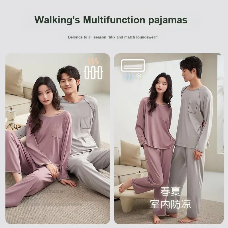 Xuan Liang Unisex Pajama Sets-3