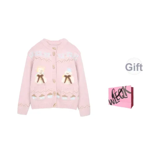 CTRTRC Розовый Женский Трикотаж