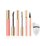 Eyelash 베이스 브라운 02# + 마스카라 02 브라운 + 리퀴드 아이라이너 펜 SF03 라이트 브라운 소프트 팁