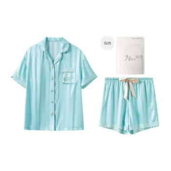 Red Beans At Home Pajama Set Women's