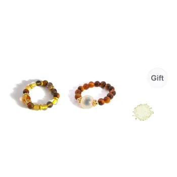 Jin Ruibang Crystal Rings Unisex