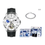 Silver Case White Dial