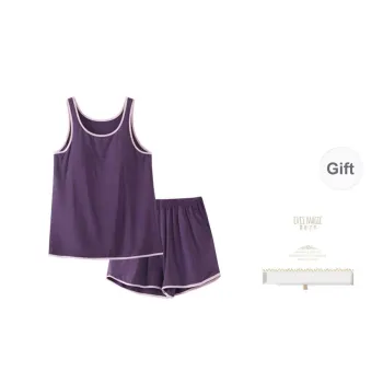 XIA.WA.ZHI.XIU Pajama Gift Box Women's Purple