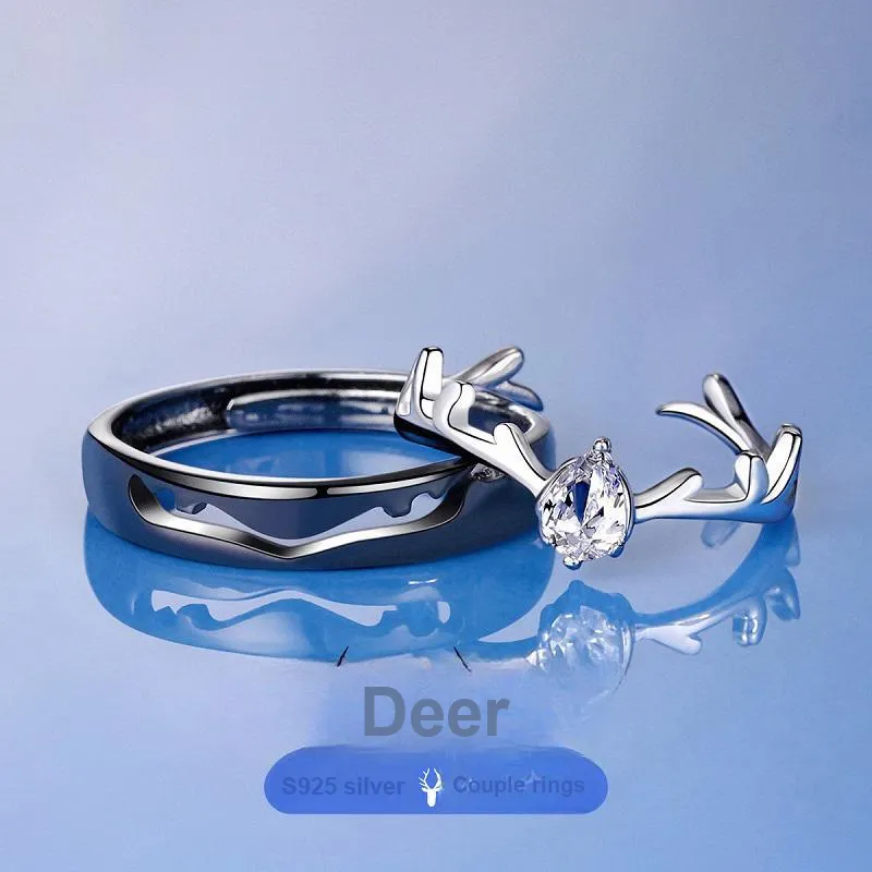 JITAIXIANG 925 Sterling Silver Rings Unisex-8