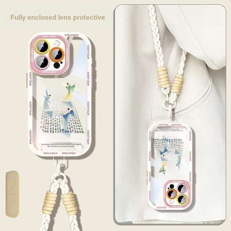 Sen Dog Acrylic Material Transparent Backpack Style Phone Cases Applicable To IPhone15Promax/Pro/Plus/14/13/12-35