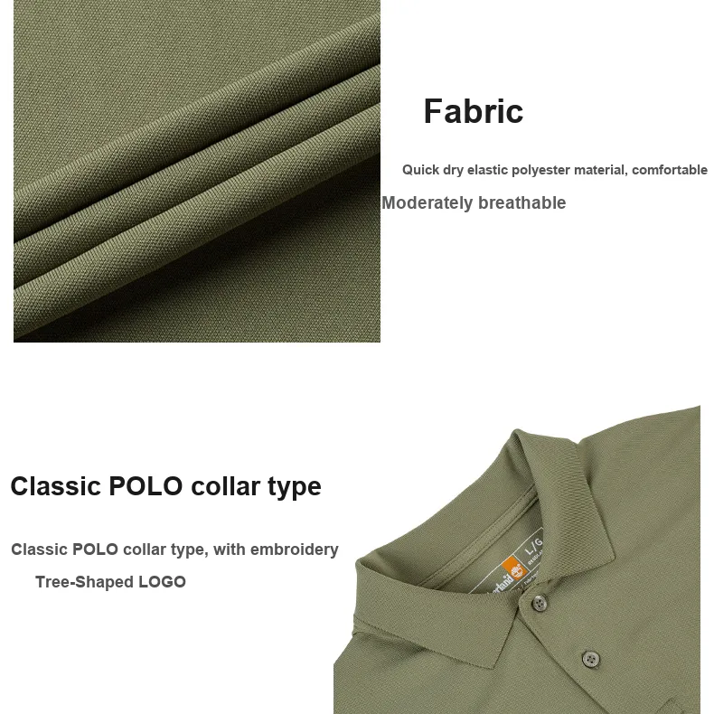 Timberland Polo Shirts Men Kassel Green-2