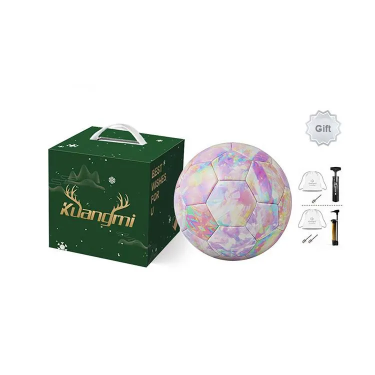 Kuangmi Size 5 Soccer PVC Unisex Diamond Tie Dye-11