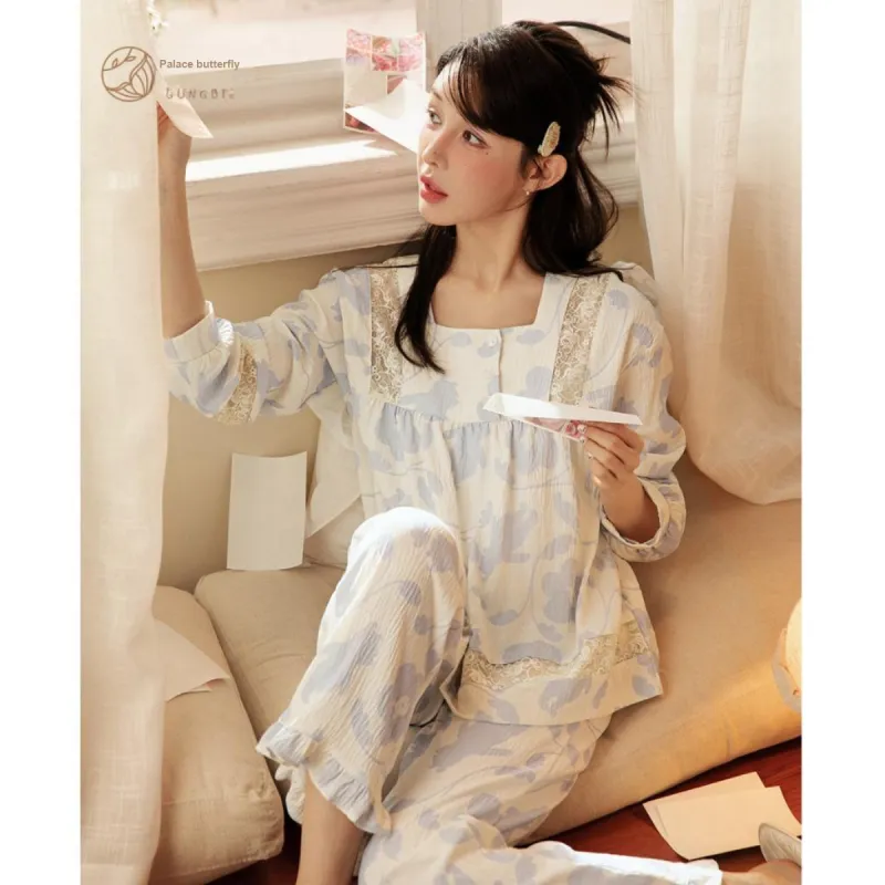 Gongdie x Disney Pajama Set Women's Gift Box Set Apricot-2