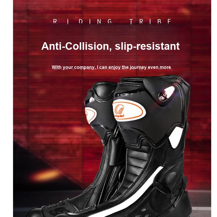 RIDING TRIBE Riding Equipment Highway Shoes Men's Leather