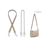 Sand Underarm Shoulder Strap+Decorative Chain 40cm