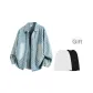 Light Blue (Pocketless Version) Comes with Long-Sleeved T-Shirt