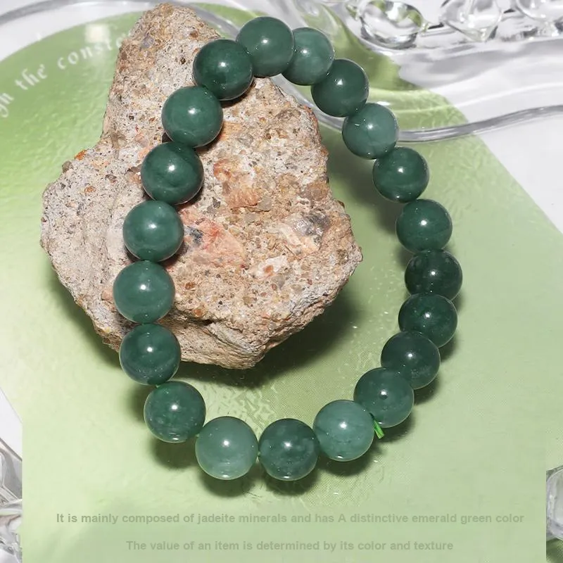 ILolu Glutinous Jade Jadeite Bracelets Unisex-4