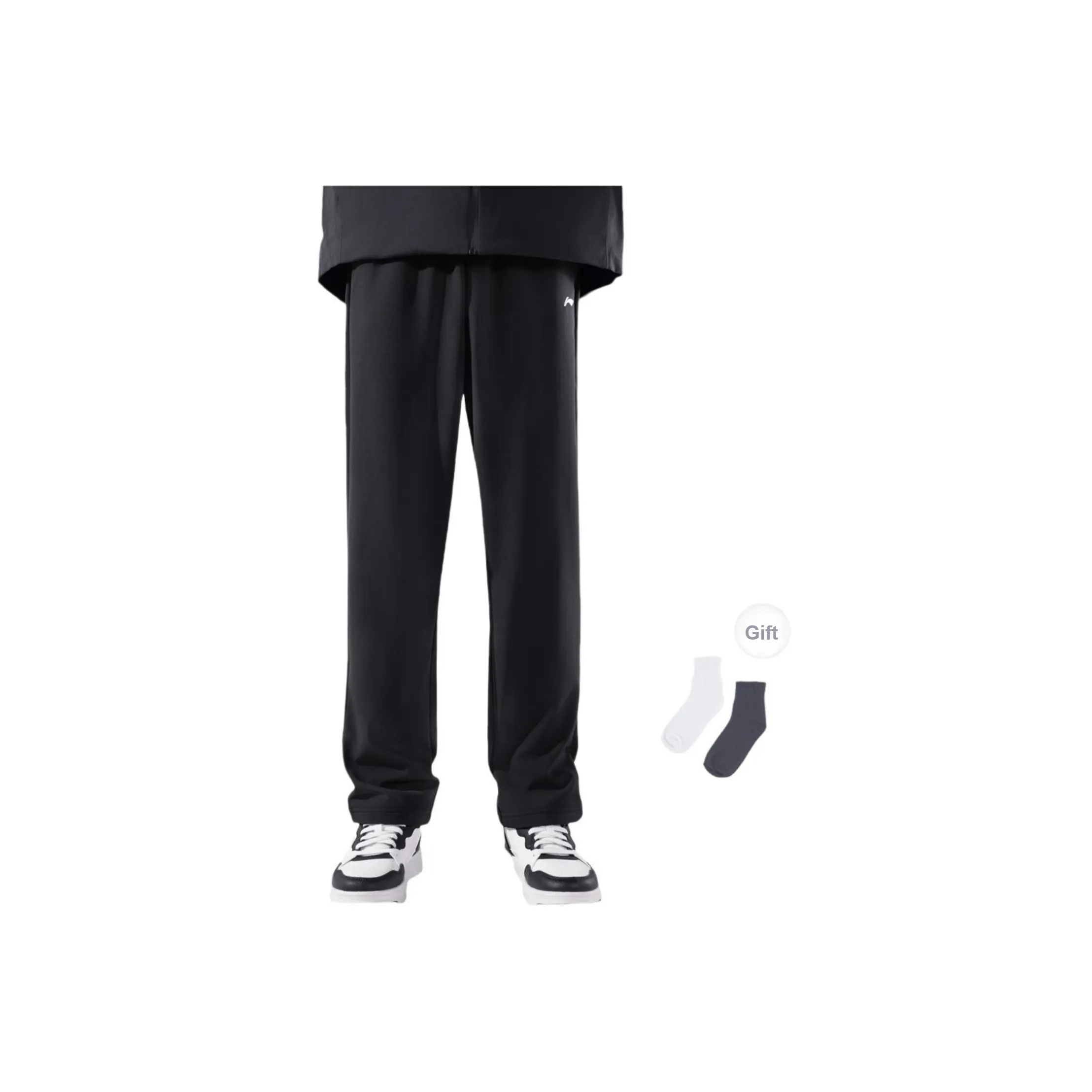 LINING Пуховые Утеплённые Штаны Мужские Черные