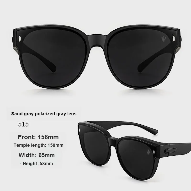 Maserati TR90 Oval Sunglasses Unisex-4
