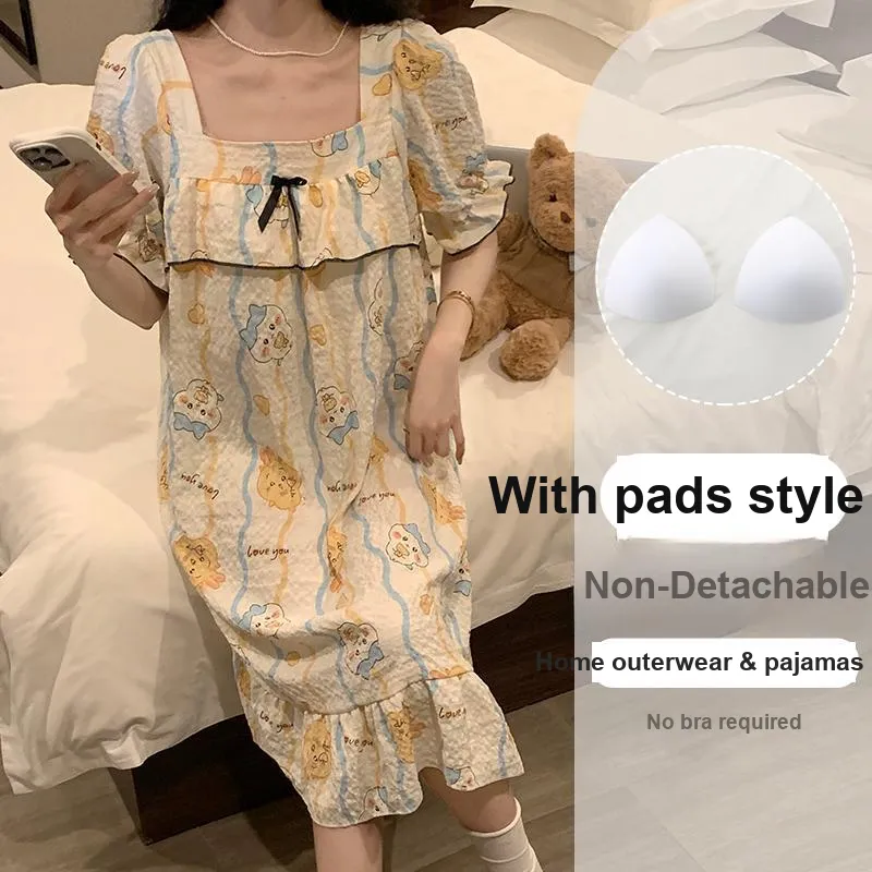 OUSHIBO Nightgown Women's Image Color-4