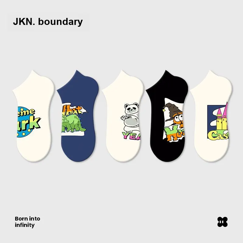 JKN Ankle Socks Unisex 5 Pack Gift Box Set Included-19