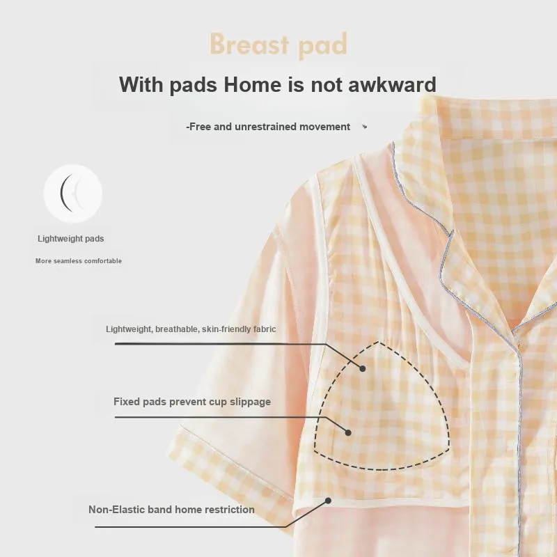 OUSHIBO Pajama Set Women's Image Color-2