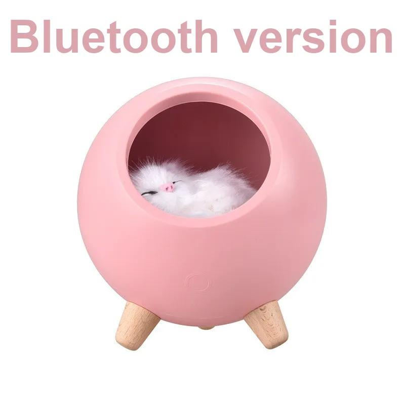 XZAN Cute Cat Bedside Companion Lamp With USB Charging, Touch Controlled Ambient Light, Creative Accessory-8