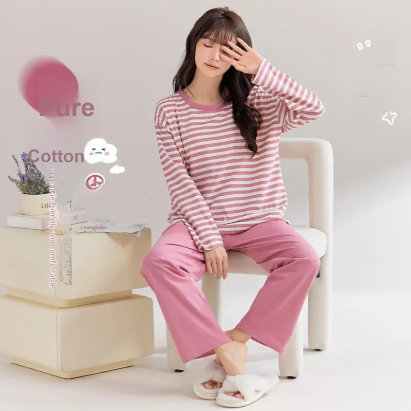 H YXIANG Pajama Set Women's Pink-2