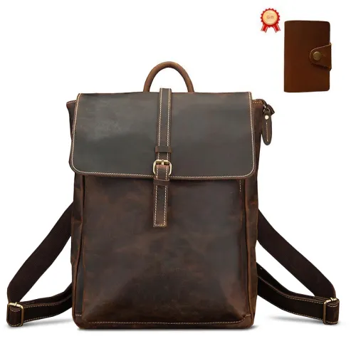 Simple & Nature Backpacks Dark Brown