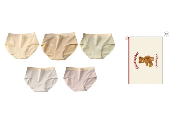 Caramella Underpants Women's Shopping Bag 5 Pack-9