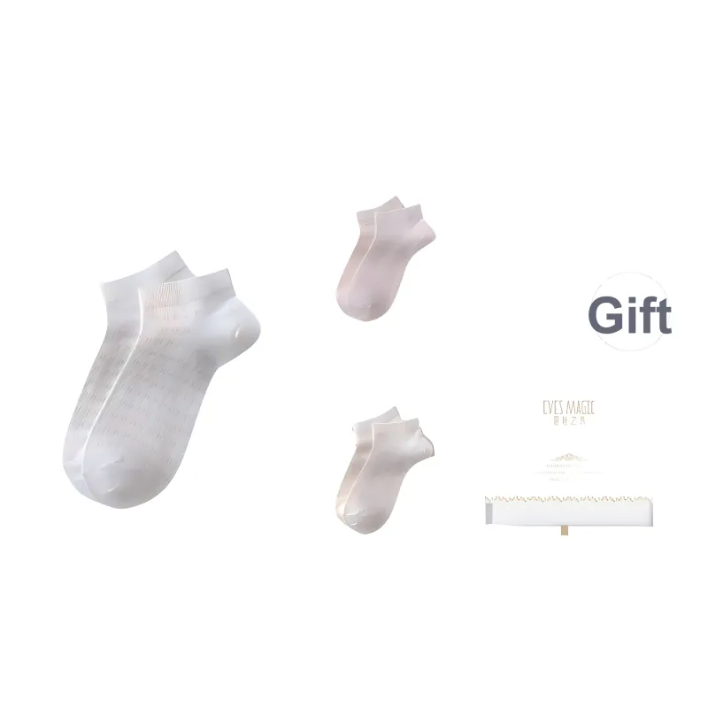 XIA.WA.ZHI.XIU Ankle Socks Women's Box 3 Pack-0