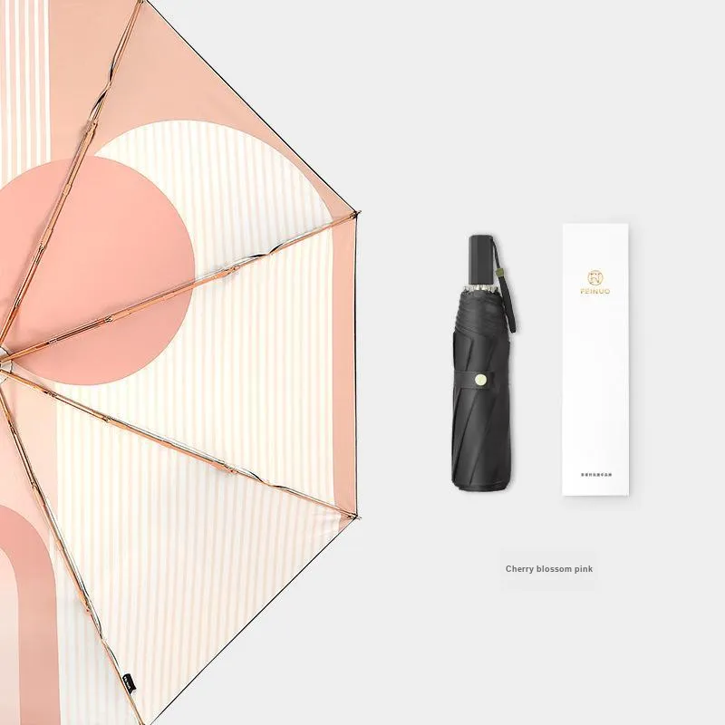 FEINUO Phi Nuo Alto Breeze Umbrella Collection Geometric Design Sunny And Rainy Dual Use Sun Protection Umbrella-4