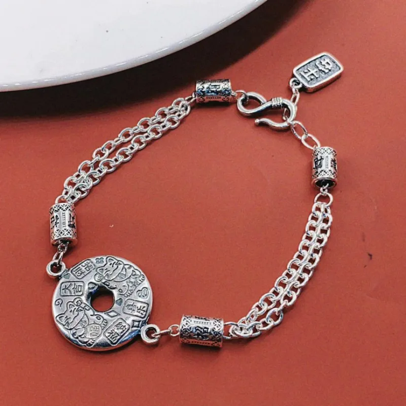 U state 999 Fine Silver Bracelets Women's-4