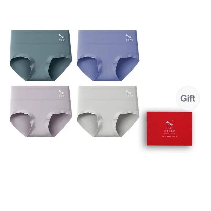 RED DRAGONFLY Cotton Panties Women's Gift Box Set Of 4-11