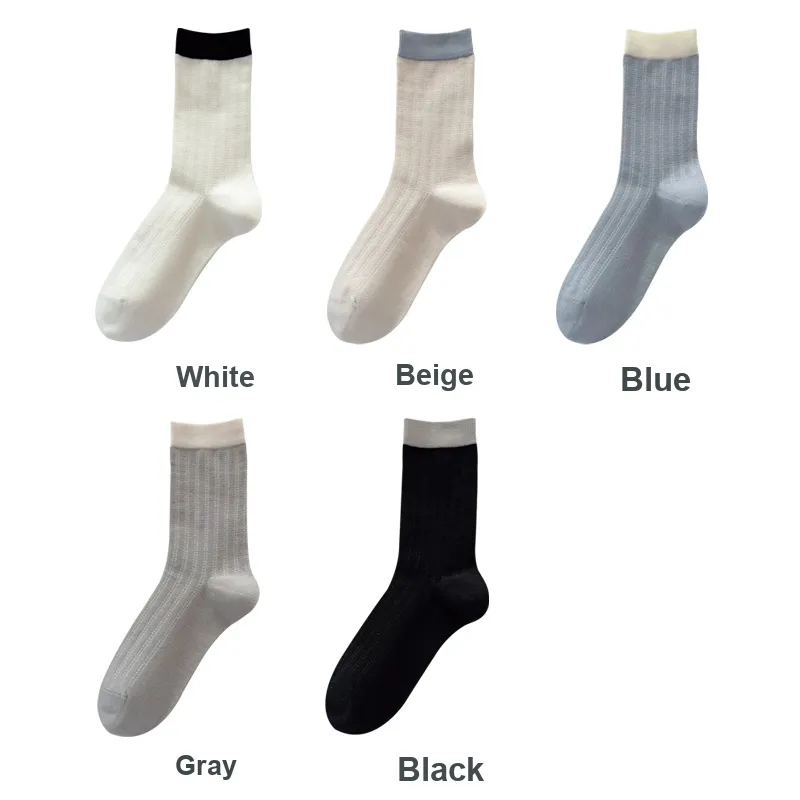 H YXIANG Mid Calf Socks Women's Combo Set-13