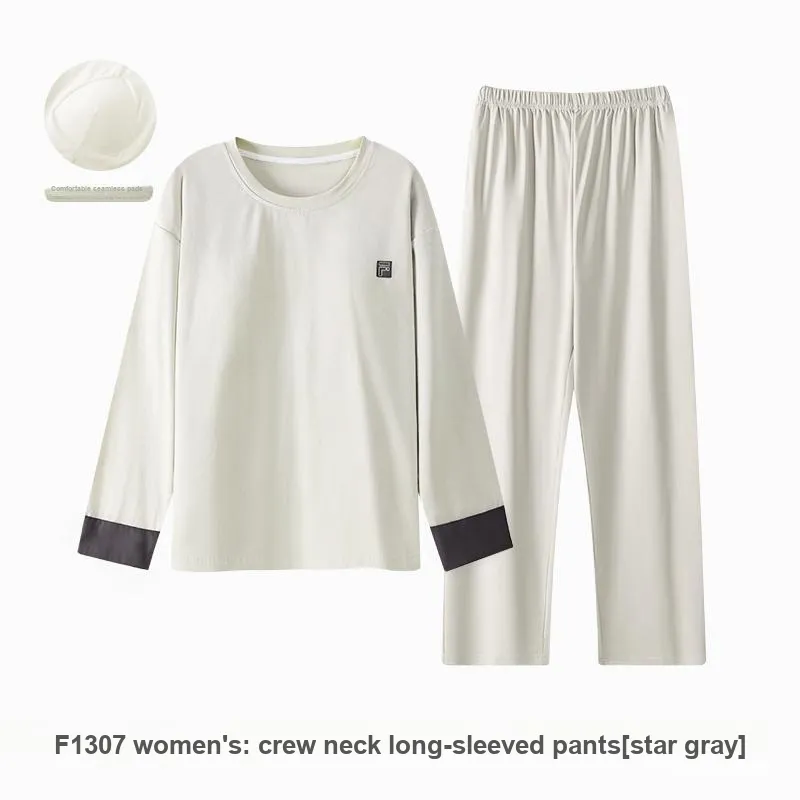 ZAO FU NIAO Pajama Set Women's Star Gray-1