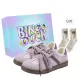 Purple+Exclusive Shoe Box+Gift Socks