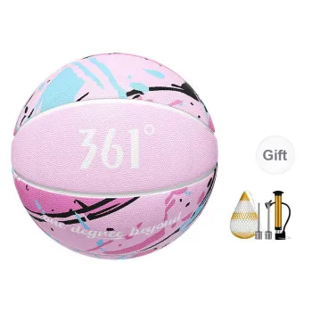 361° Rubber Basketball Cherry Blossom Pink Size 5/7 Training Unisex