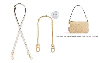 Kim Yeon sha Metal, Microfiber Shoulder Strap, Bag Accessory Women's Ecru