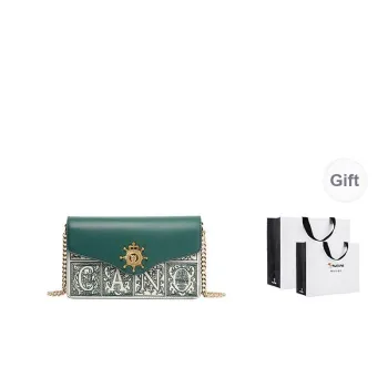 TUCANO PU Small Square Bag, Crossbody Bag, Shoulder Bag Women's Dark Green