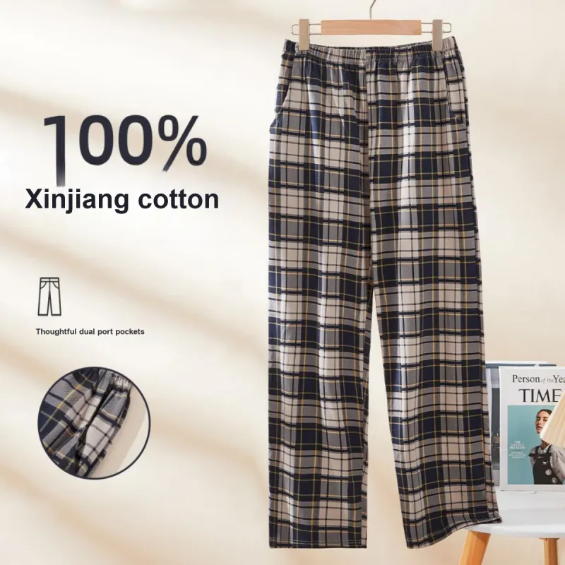 H YXIANG Men Pajama Pants-3
