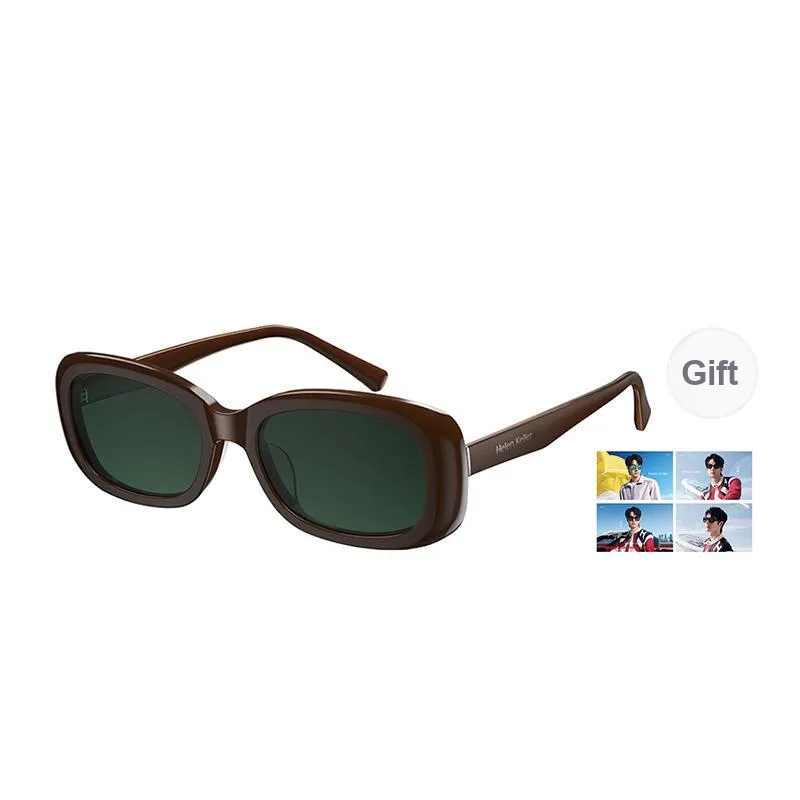 HELEN KELLER Plate Frame Irregular Shape Sunglasses Unisex-0