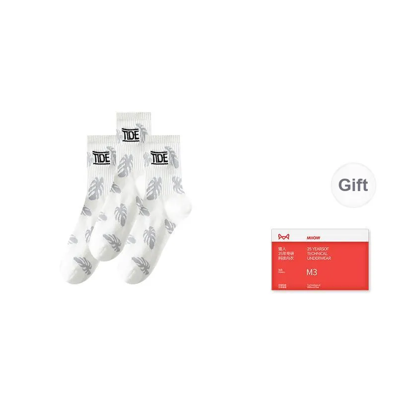 MIIOW Trend Party Series Mid-Calf Socks Men's Shopping Bag Combo Set-10