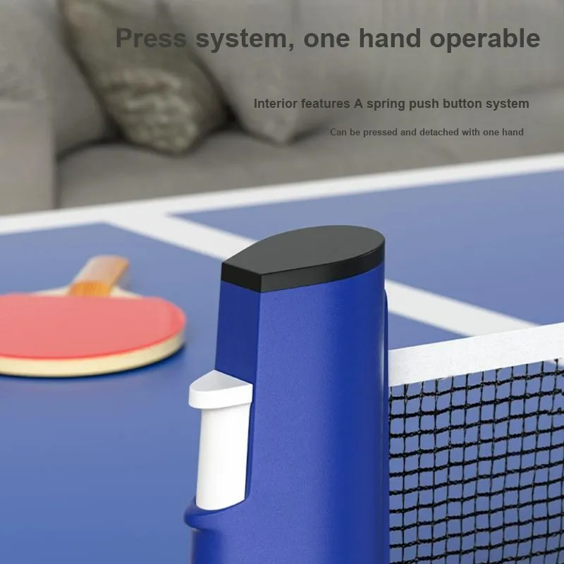 PEAK Table Tennis Accessories ABS Shell With PE Mesh The Length Of The Net Is 180cm-5