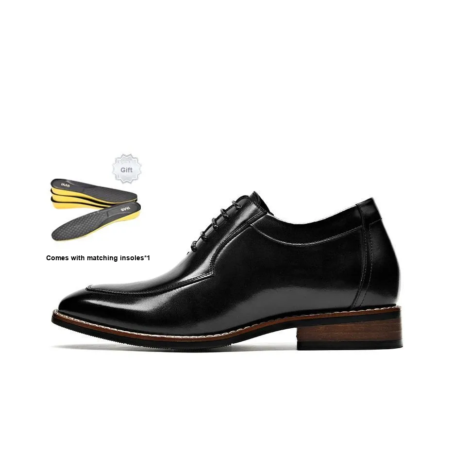 1M8 Dress Shoes Men's Low top Black/Brown