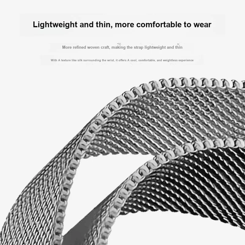 IBOANN Watch Band Apple Compatibility Stainless Steel Material-4