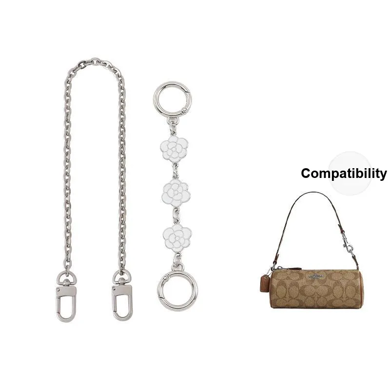 Gloya Metal Bag Accessory Women's Gold Tone/White-28