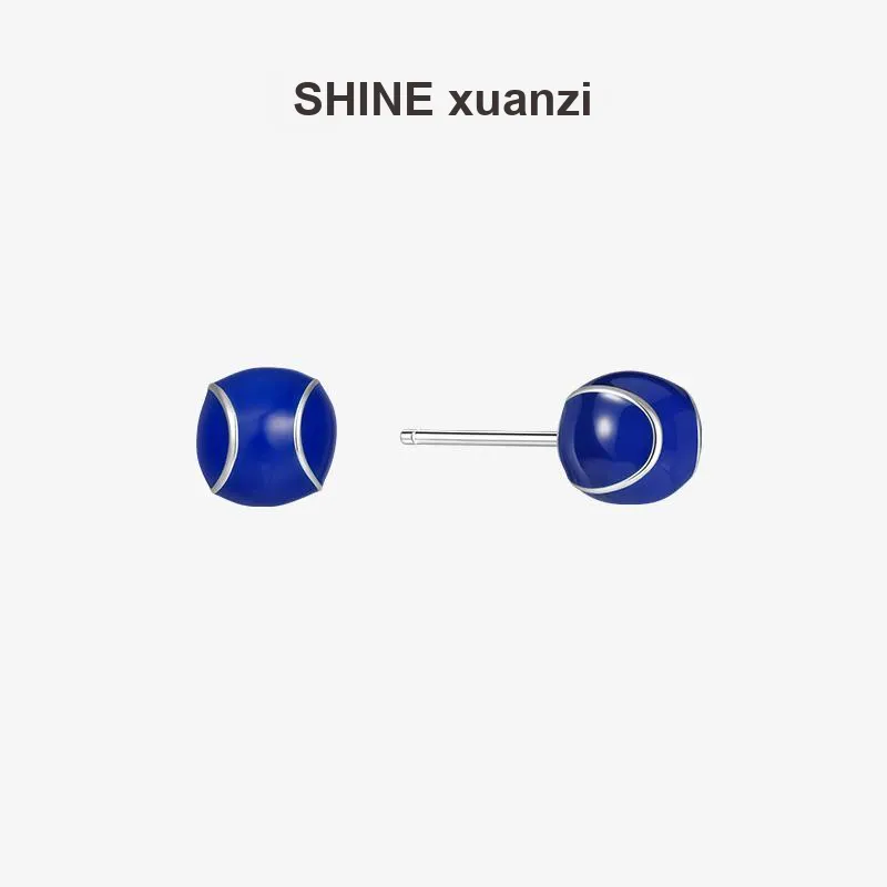 SHINE Tennis Collection S925 Silver, Copper Stud Earrings Women's-2