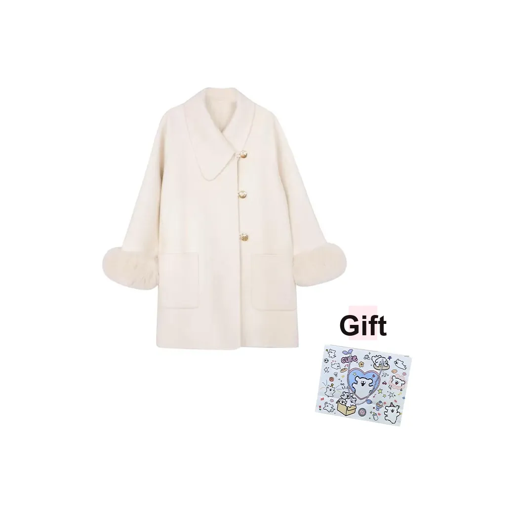 MARIE·COCO Экрю Топ Женские Пальто