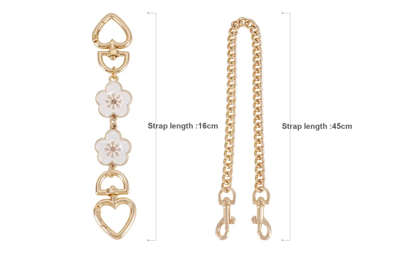 Lan Bao Fan Alloy, Metal, Chain, DuPont Paper Liner Bag Accessory Unisex Gold-21