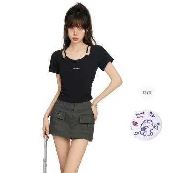 EVPGB T Shirts Women's Black