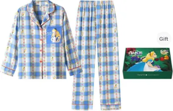 Gongdie x Disney Pajama Set Women's Gift Box Set Blue