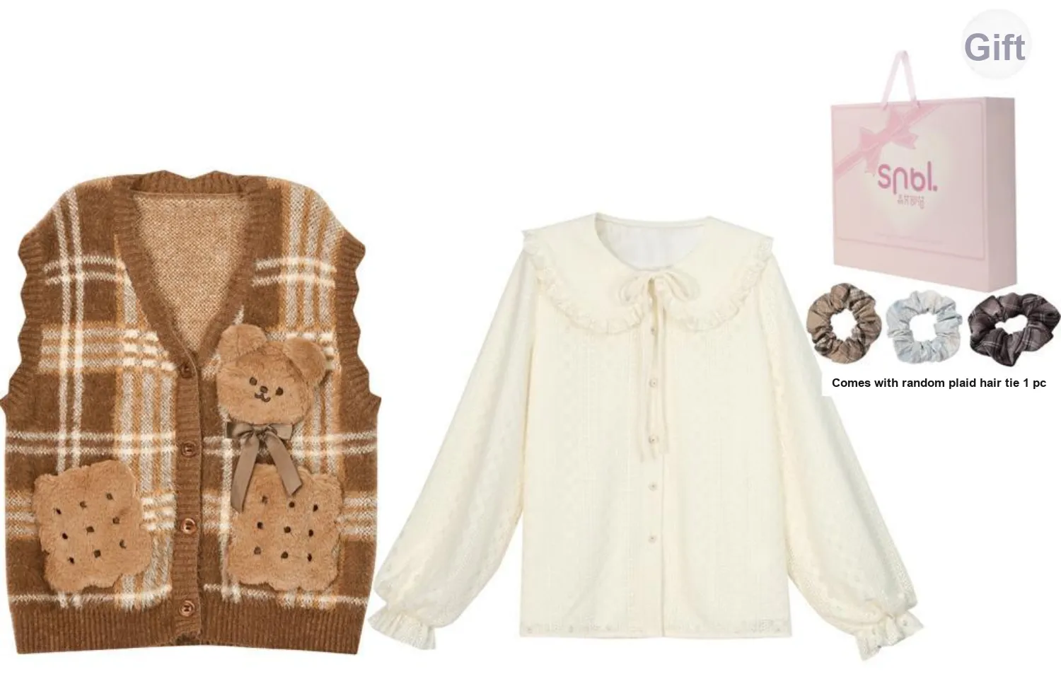 SNBL Casual Suits Women's Knitwear+Shirt
